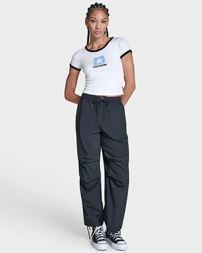 Retro Box Star T-Shirt White, Detail View