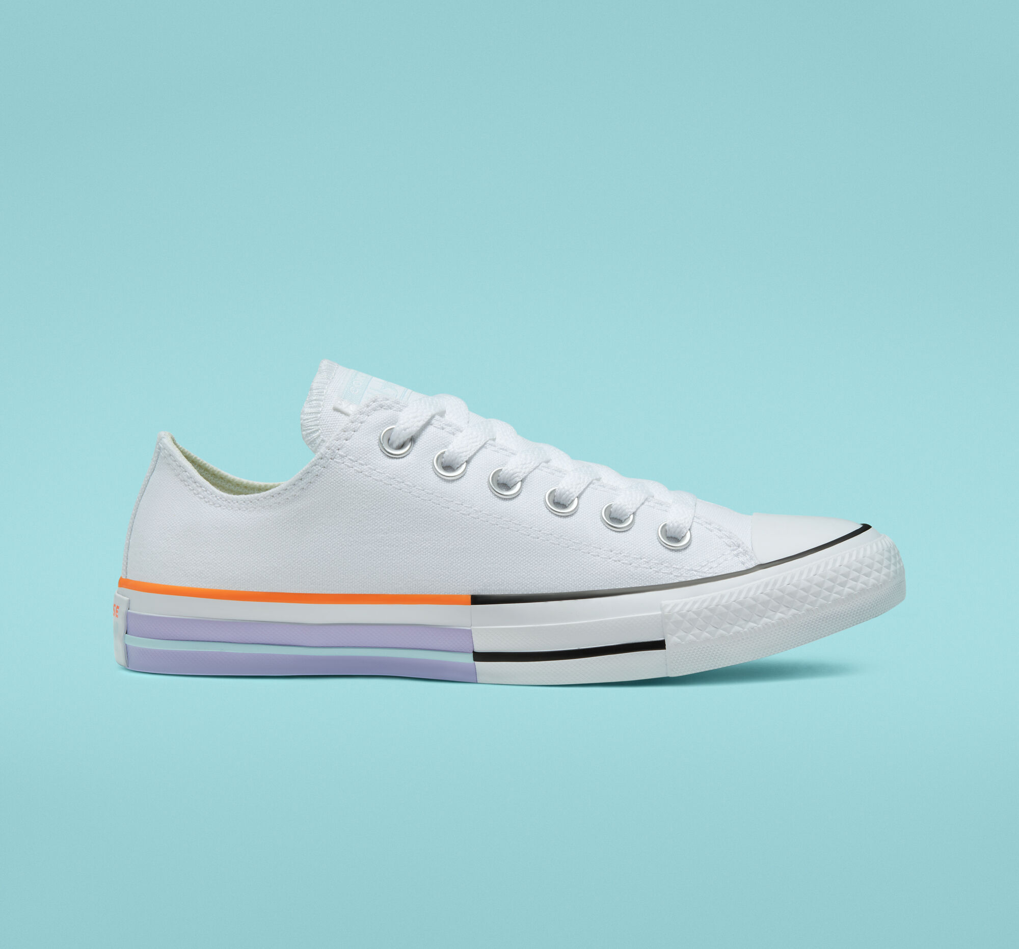 converse all star ox low white