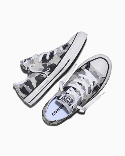 Chuck Taylor All Star Camo Light Grey/Darker Grey, Angled View