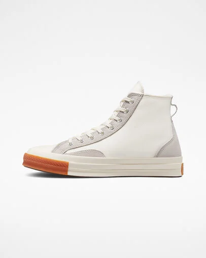 Chuck 70 Lined Colorblock Vintage White/Pale Putty/Egret, Inner Side View