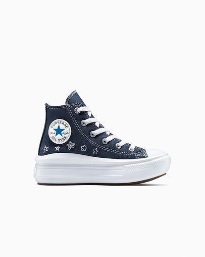 Chuck Taylor All Star Move Platform Doodle Stars Little Kids High - Main Image