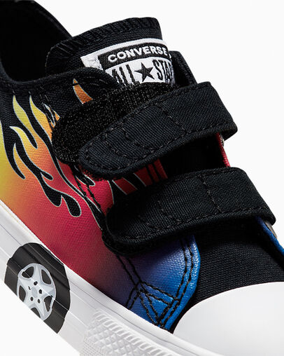 Chuck Taylor All Star Easy-On Cars Black/Black/White, Detail Angle View