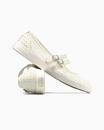 Chuck Taylor All Star Dainty Mary Jane Knit Egret/Papyrus/Egret