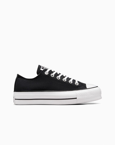 Chuck Taylor All Star Lift Platform Canvas Black/Black/White, Outer Side View
