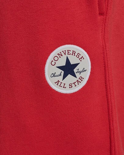 Chuck Taylor All Star Patch Joggers Red, Detail View