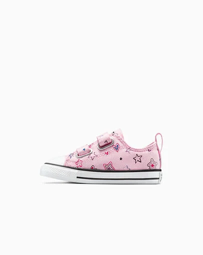 Chuck Taylor All Star Easy-On Doodles Pink Frosting/Red/My Jam, Inner Side View