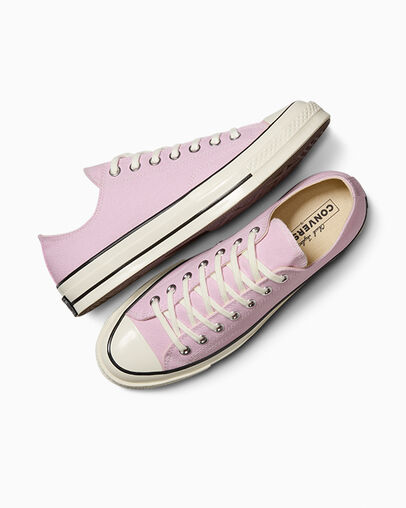 Chuck 70 Canvas Stardust Lilac/Egret/Black, Angled View