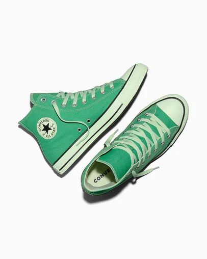 Chuck Taylor All Star Color Plus Green Means Go/Surplus Mint, Angled View