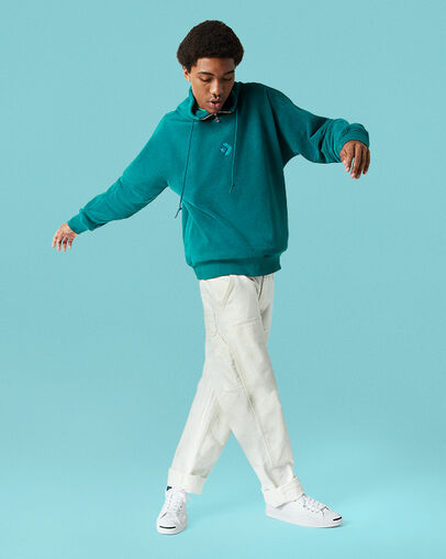 Polar Fleece Archive Funnel Top Midnight Turq