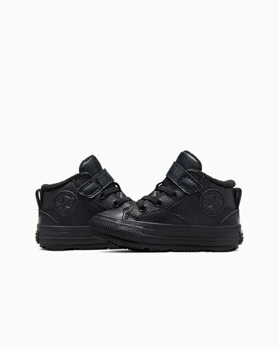 Chuck Taylor All Star Malden Street Boot Easy-On Black/Black/Black, Detail Angle View