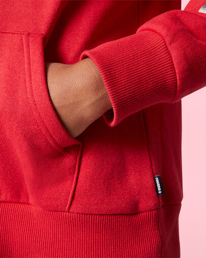 Chuck Taylor Patch Foil Hoodie Emamel Red