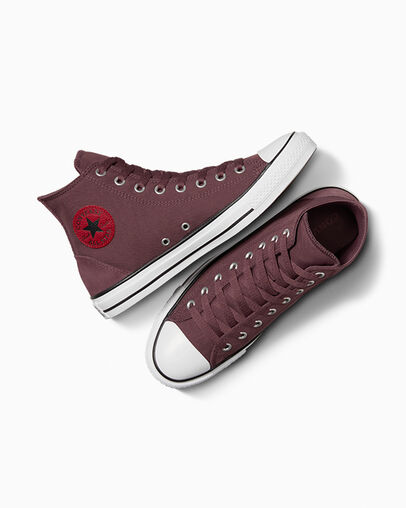 Chuck Taylor All Star Polyester & Suede Trail Mixed/Park Red/White, Angled View
