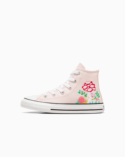 Chuck Taylor All Star Embroidered Mushroom Blush Hush Pink /Firestormed/White, Inner Side View