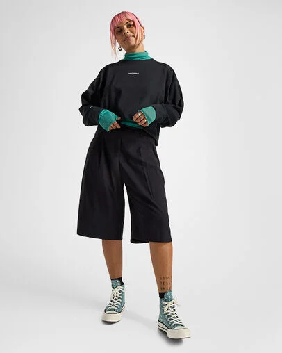 Chuck 70 Glitter Newtral Teal/Egret/Black, On Foot Shot 1