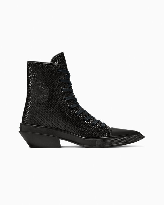 Chuck 70 De Luxe Pointed Woven Leather Women's High Top Shoe