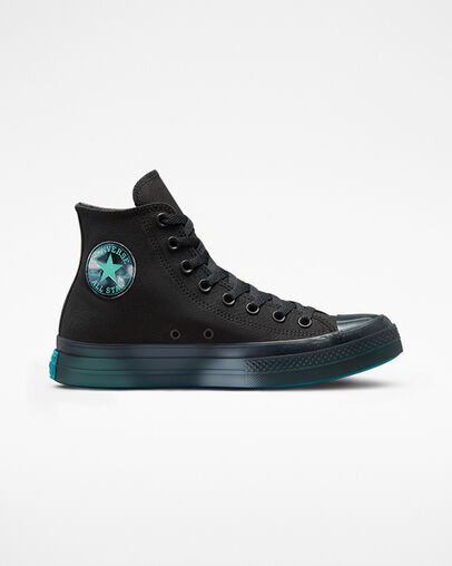 Chuck Taylor All Star CX Spray Paint Black/Cyber Teal/Ghosted, Outer Side View