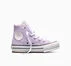 Chuck Taylor All Star EVA Lift Platform Bubble Flowers Lavender Latte/White/Black