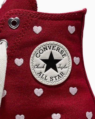 Chuck Taylor All Star Valentine's Day Days Ahead Red/Vintage White/New Found Bloom Pink