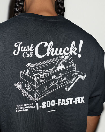 Call Chuck Short-Sleeve T-Shirt Converse Black