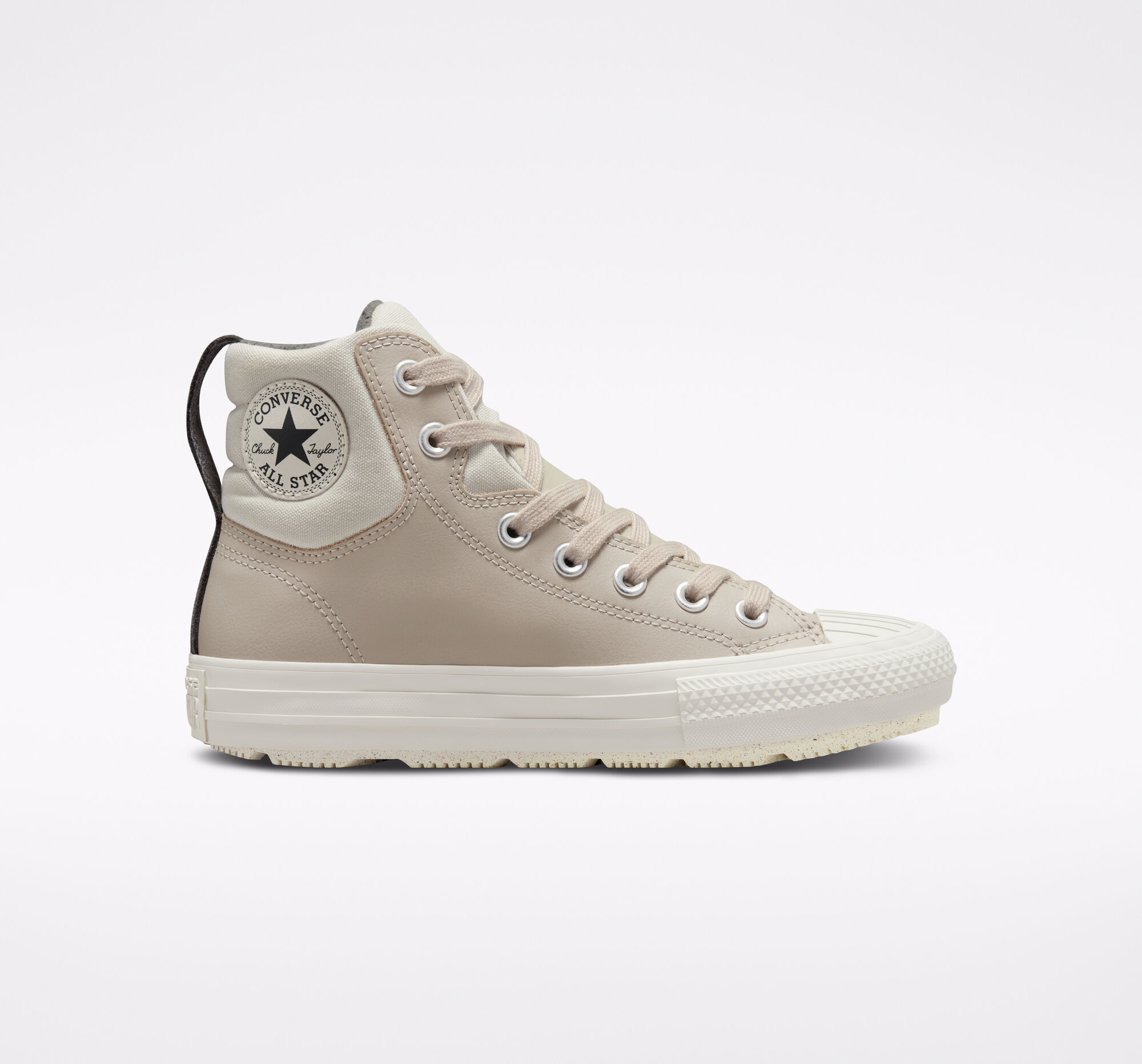 Converse Chuck Taylor All Star Berkshire Boot Hi Counter Climate Cream/Grey Leather Trainers