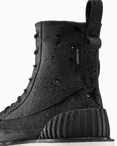 Chuck 70 Rugged Waterproof Boot Black/Black/Egret, Detail Angle View