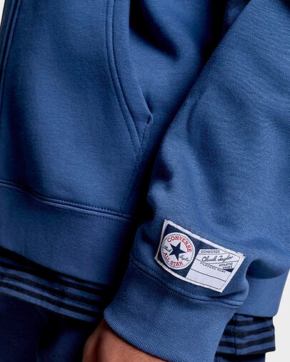 Chuck Taylor All Star Patch Full-Zip Hoodie Slacker Blue