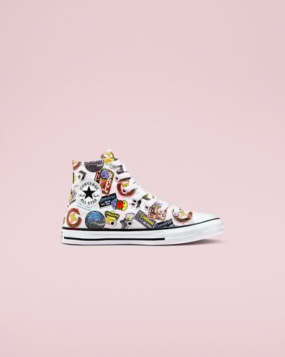 Nike x CONS Chuck Taylor All Star White/Black/Multi, Outer Side View