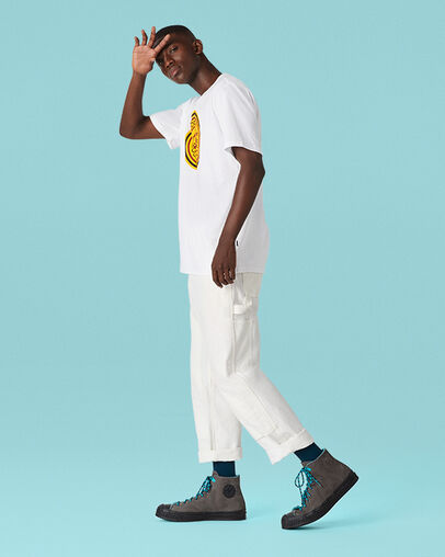 Mountain Club Patch White