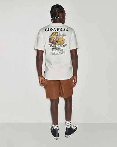 Converse Tacos T-Shirt Converse Egret, Detail View