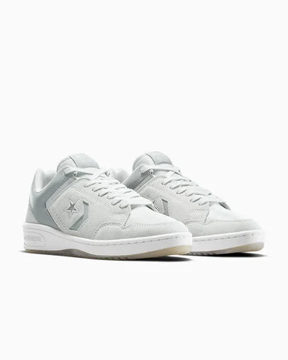 Converse Weapon Leather Barely Grey/Grey Area, Top and Side View