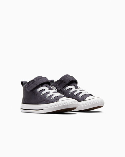 Chuck Taylor All Star Malden Street Craft Remastered Dark Moth Grey/Black/White, Top and Side View