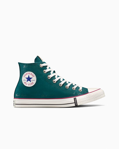 Chuck Taylor All Star Heritage Jaded Teal/Egret/Garnet, Outer Side View