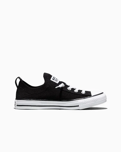 Chuck Taylor All Star Shoreline Knit Black/White/Black, Outer Side View
