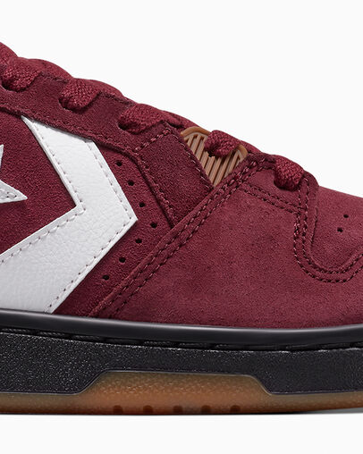 CL98 Suede Deep Bordeaux/White/Gum, Detail Angle View