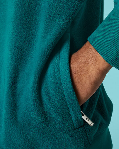 Polar Fleece Archive Funnel Top Midnight Turq