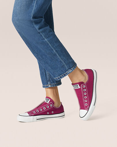 Seasonal Color Chuck Taylor All Star Slip Rose Maroon