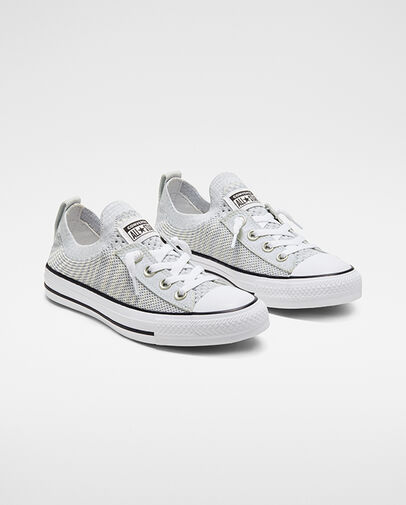 Galactic Nuclei Chuck Taylor All Star Shoreline Knit Slip White/Pure Platinum/Black