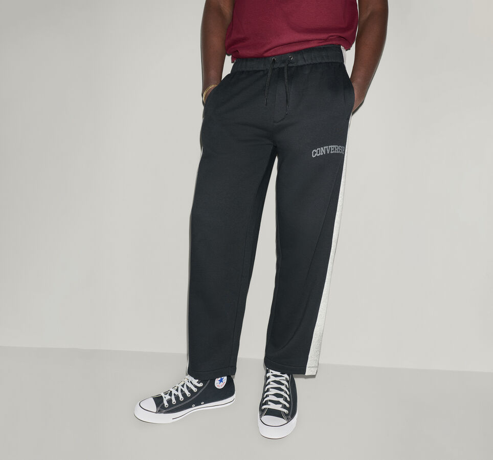 Stripe Relaxed Sweatpants Converse Black Multi