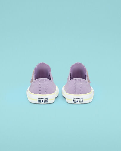 Unicons Hook and Loop Chuck Taylor All Star Lilac Mist/Bright Violet/White