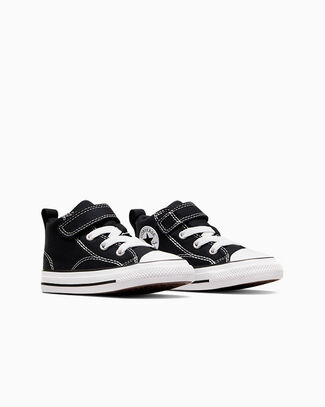 Chuck Taylor All Star Malden Street Easy-On Canvas Black/Black/White, Outer Side View
