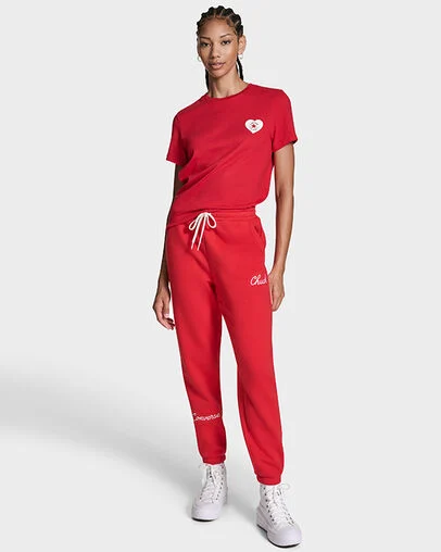 Chuck Taylor Script Joggers Converse Red