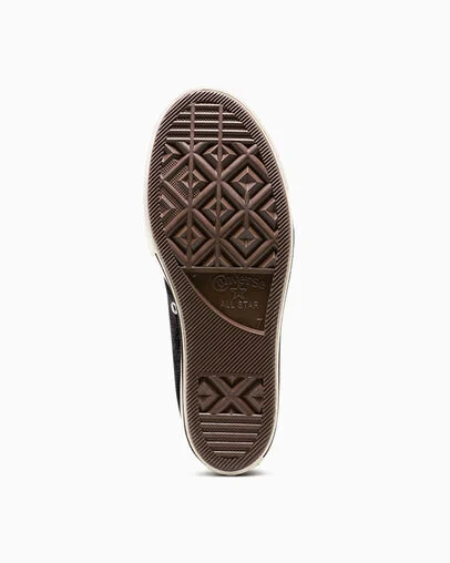 Chuck Taylor All Star Wedge Platform Sparkle Black/Egret/Black, Outsole View