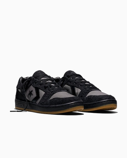 CONS AS-1 Pro Suede Total Eclipse/Darker Grey, Top and Side View