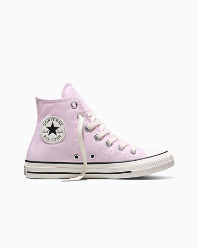 Chuck Taylor All Star Valentine's Day New Found Bloom Pink/Egret/Days Ahead Red, Outer Side View