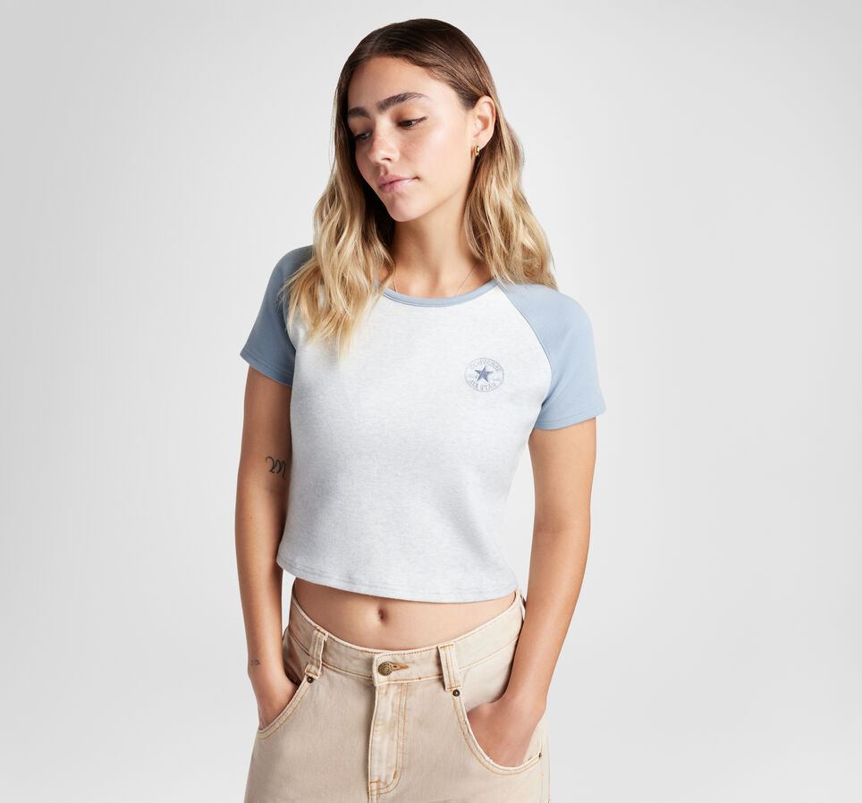 Chuck Taylor Raglan T-Shirt Light Retro Grey Heather