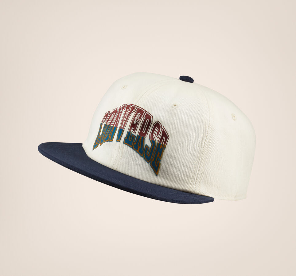 Twisted Strapback Egret/Obsidian