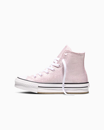 Chuck Taylor All Star Lift Platform Shine New Found Bloom/White/Black, Inner Side View