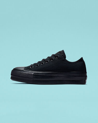 Chuck Taylor All Star Platform Low Top Black/Black/Black