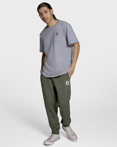 Chuck Taylor All Star Patch T-Shirt Vintage Grey Heather, Front View