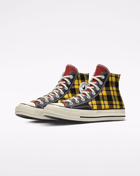 tartan plaid converse